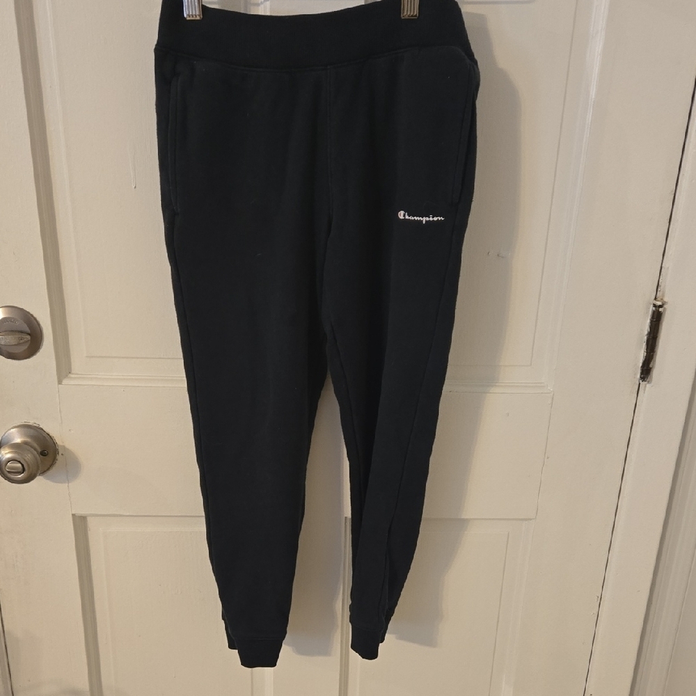 Champion Boys Black Jogger Pants Size Medium 10/12